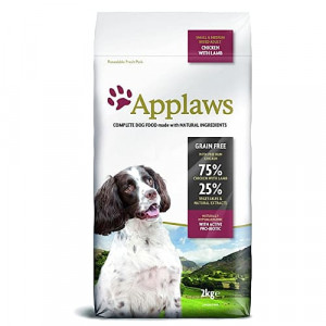 APPLAWS DOG S/M bezgraudu sausā barība suņiem Vista, jērs 2kg
